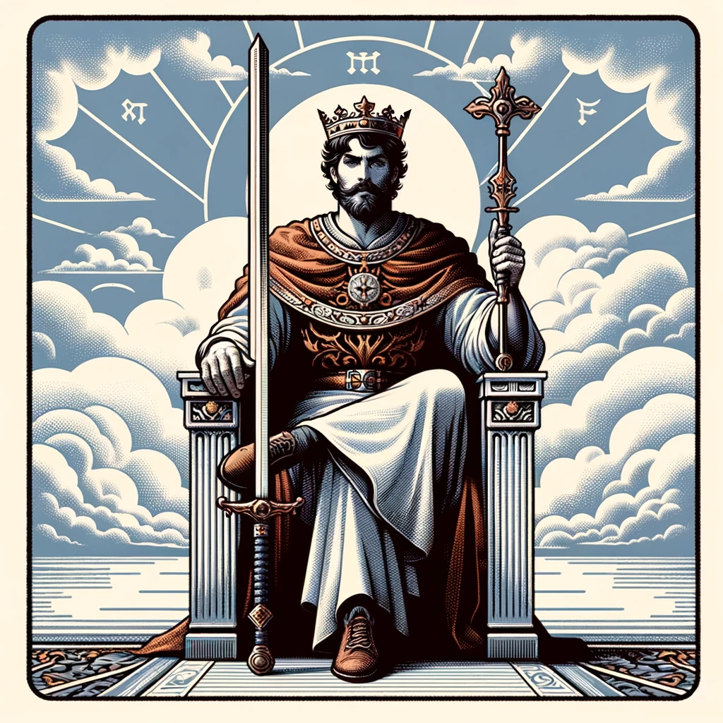 寶劍國王牌義：塔羅牌中的智慧與權威象徵