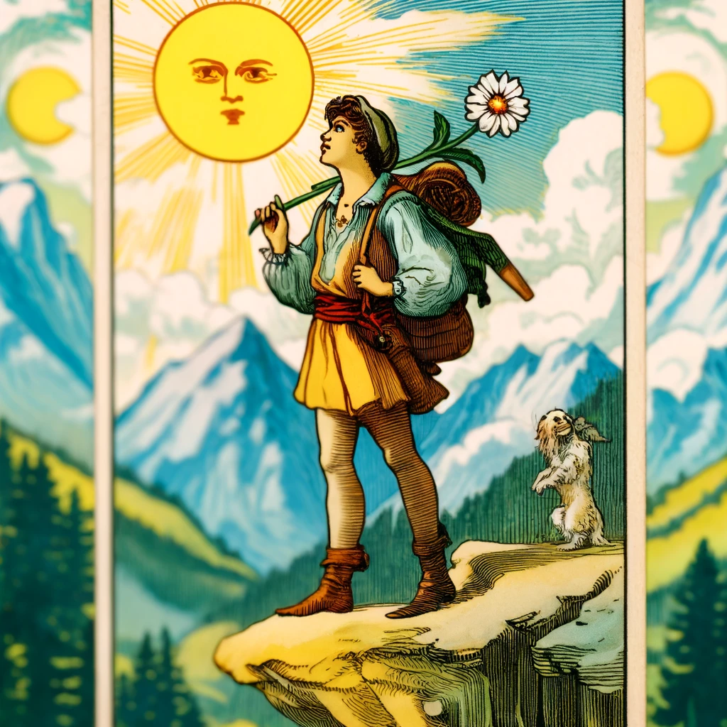 愚者塔羅牌的深入解析:象徵意義與解讀 - 微曦塔羅