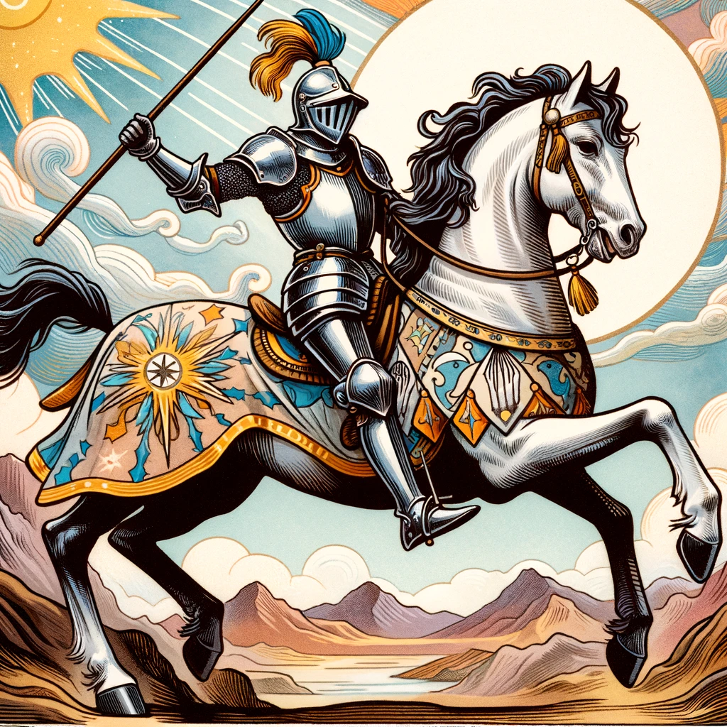 權杖騎士塔羅牌的深入解析：象徵意義與解讀